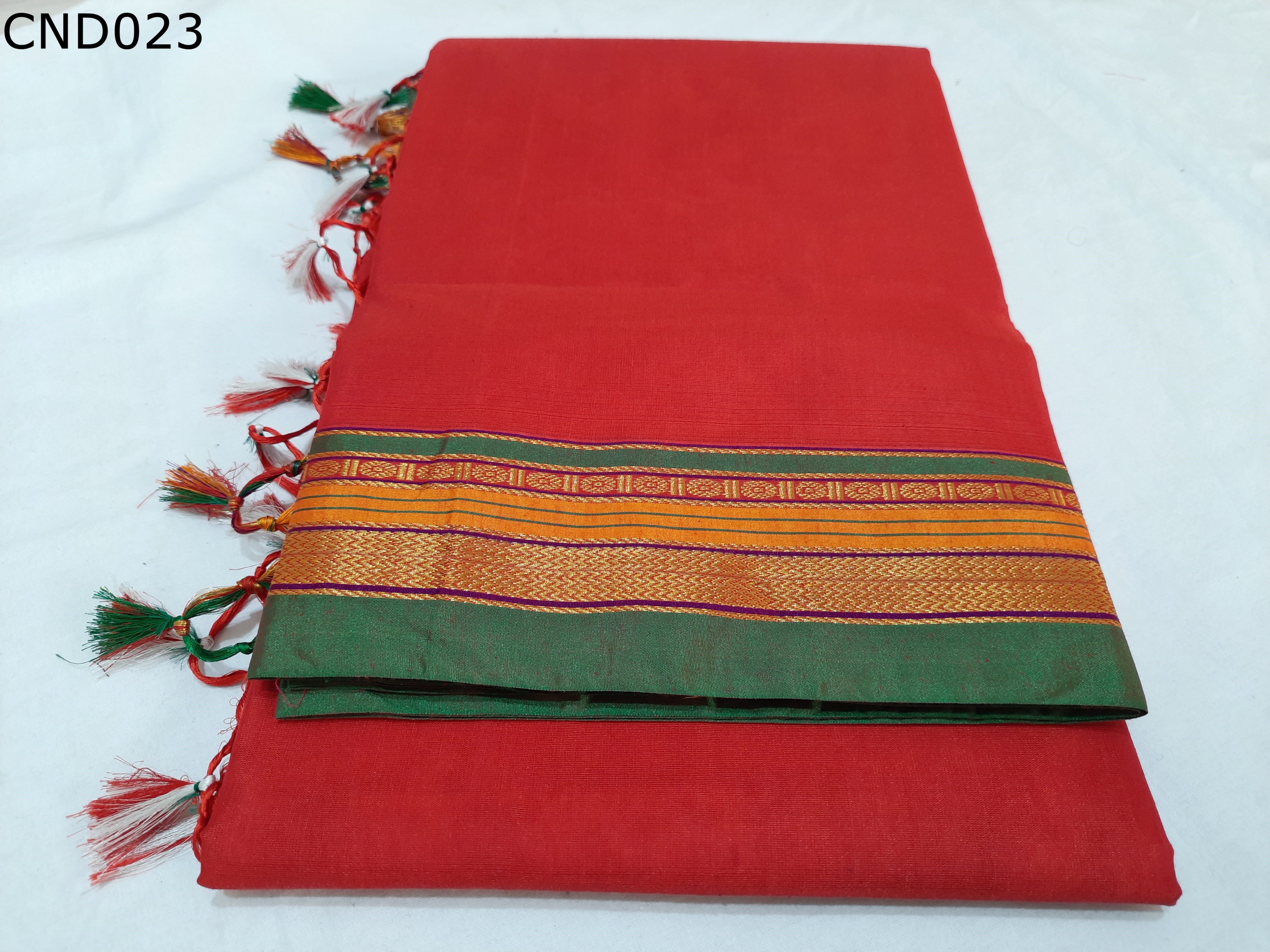 Cotton Silk Traditional Ilkal Border