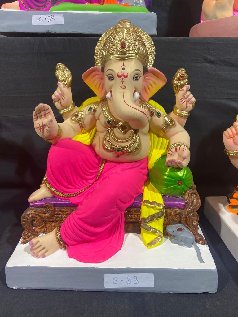 S33 pink dhoti 13"