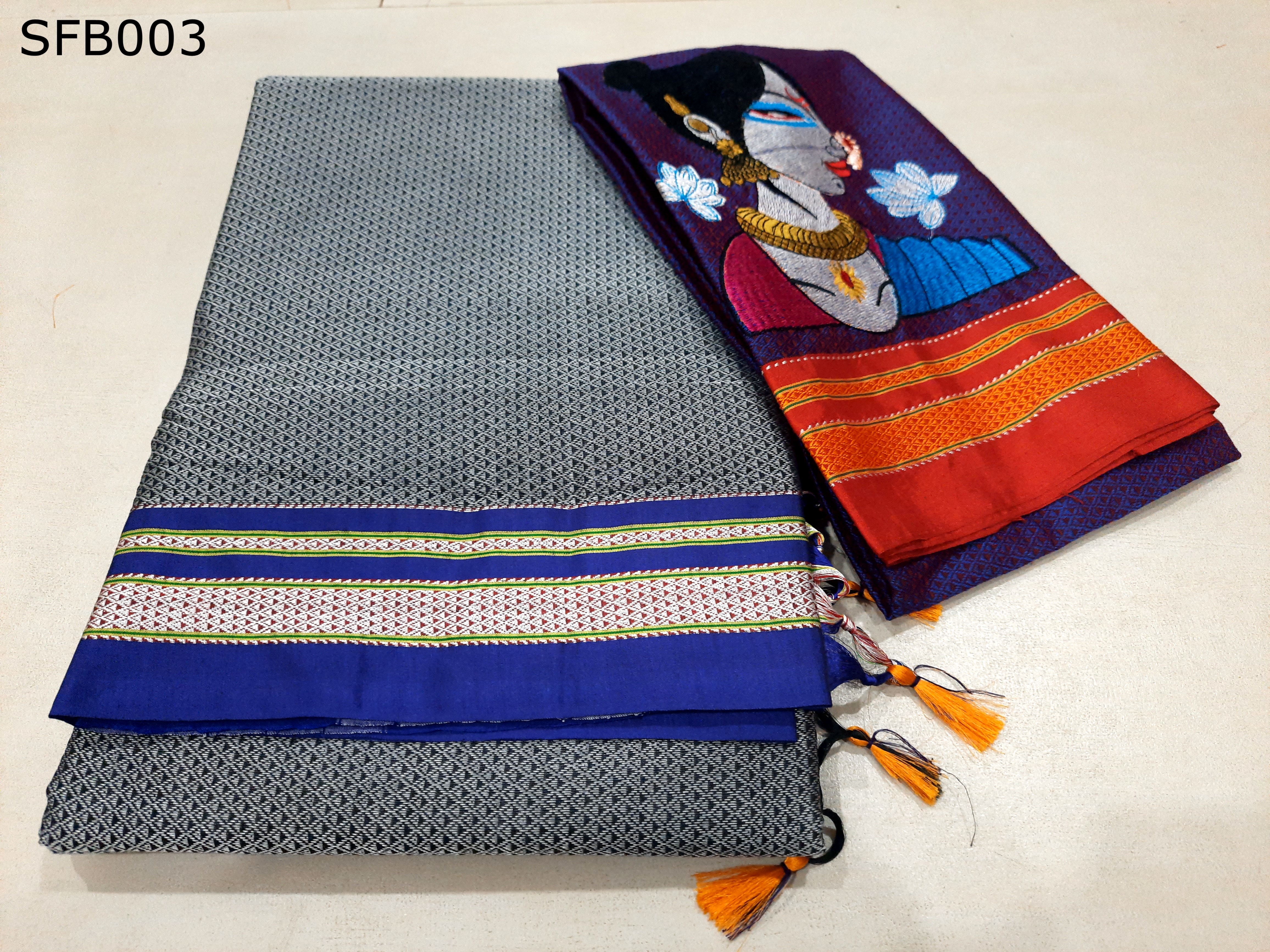Khun Lining Pallu With Womania Blouse