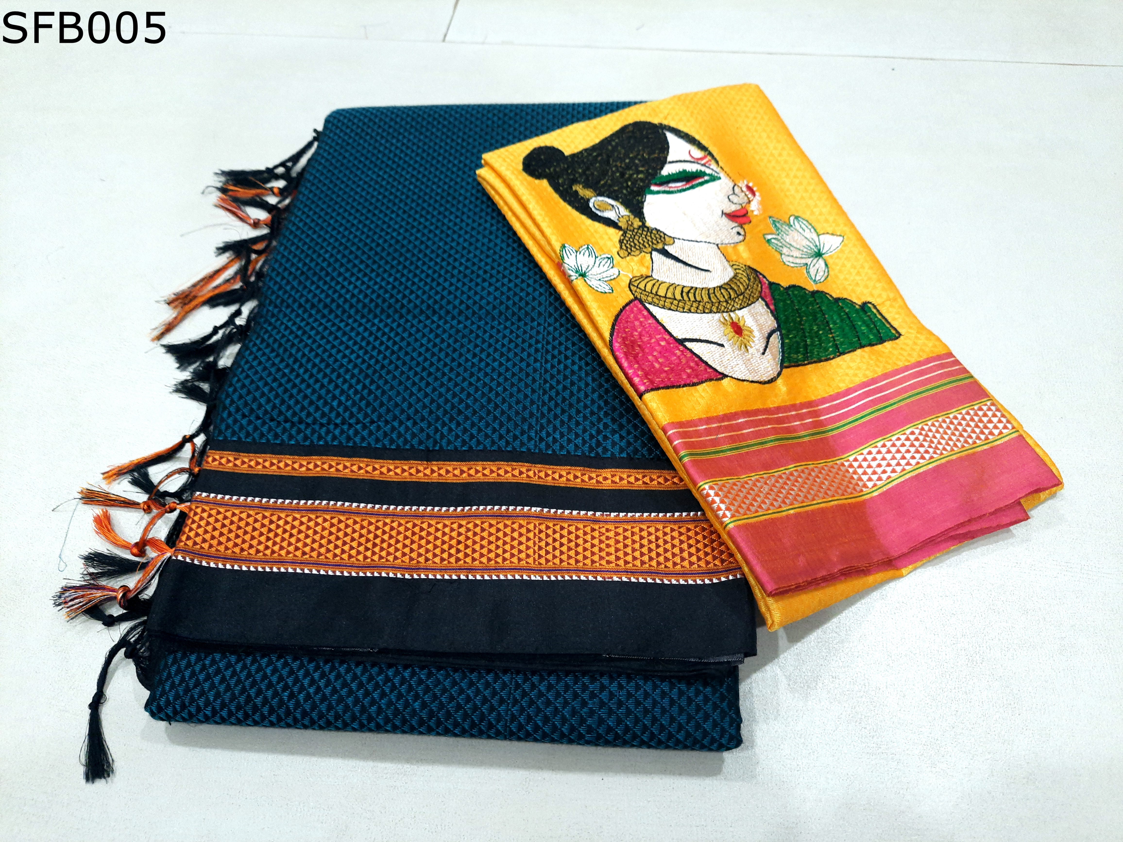 Khun Lining Pallu With Womania Blouse