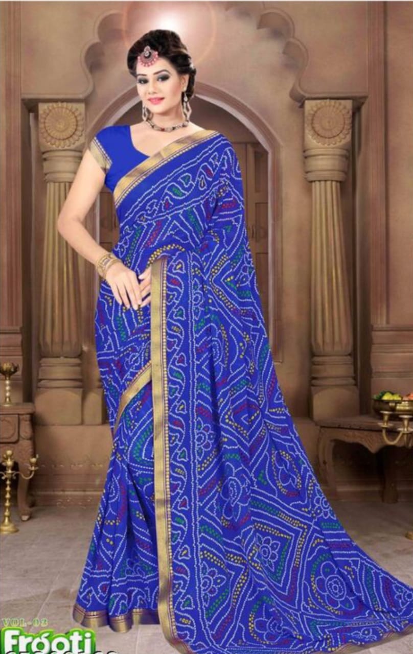 Bandhej Chunari saree