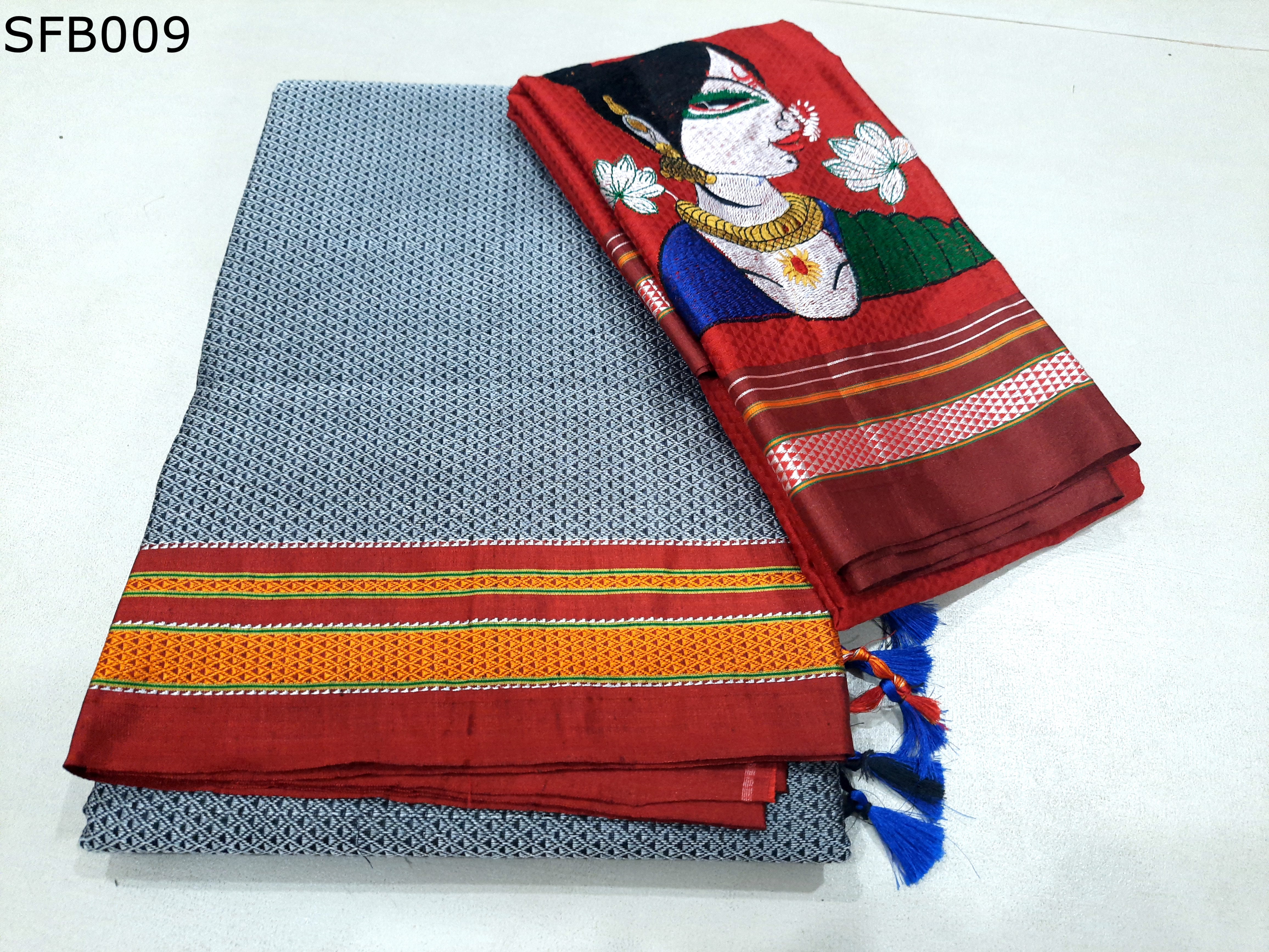 Khun Lining Pallu With Womania Blouse