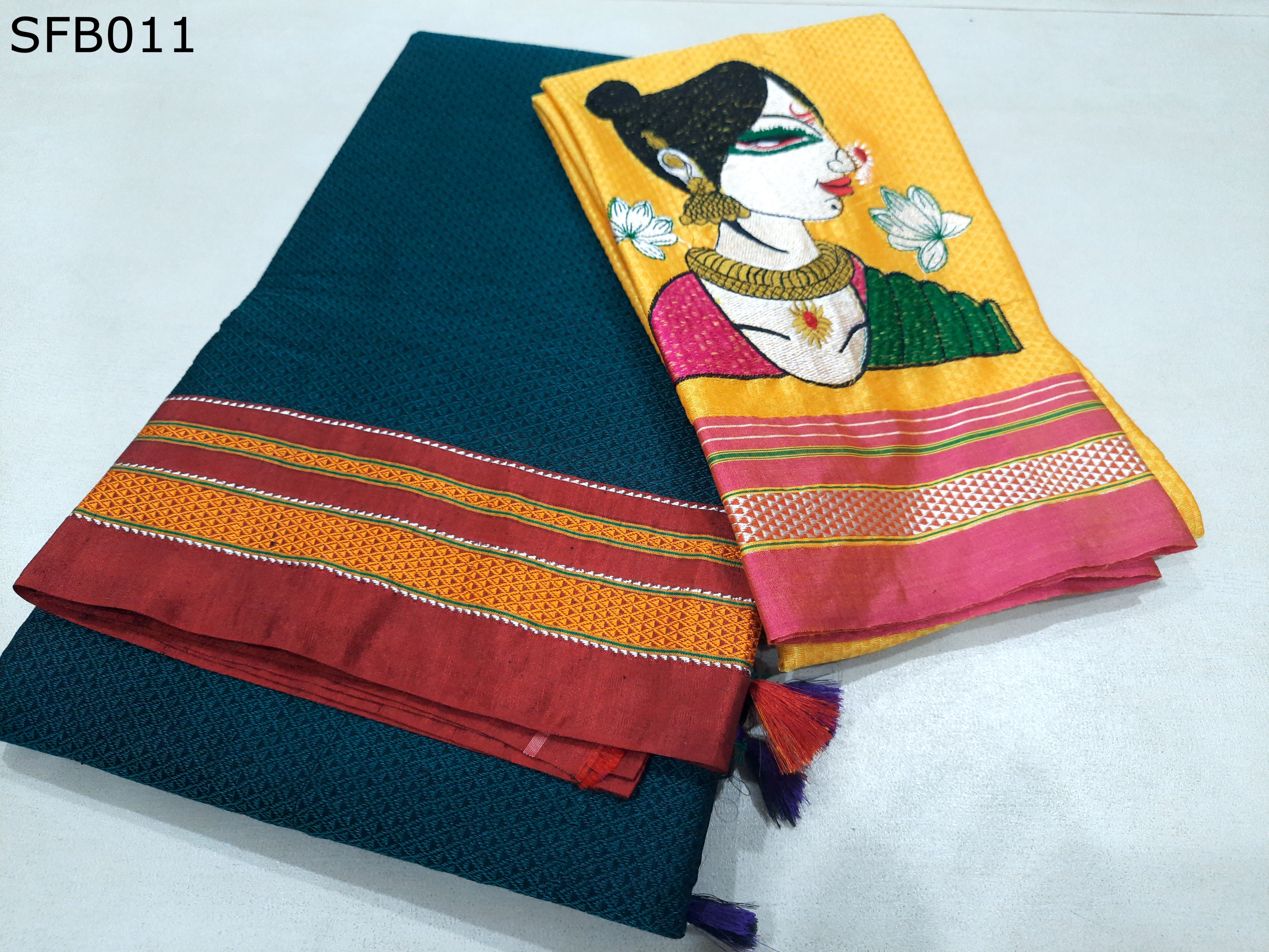 Khun Lining Pallu WIth Womania Blouse