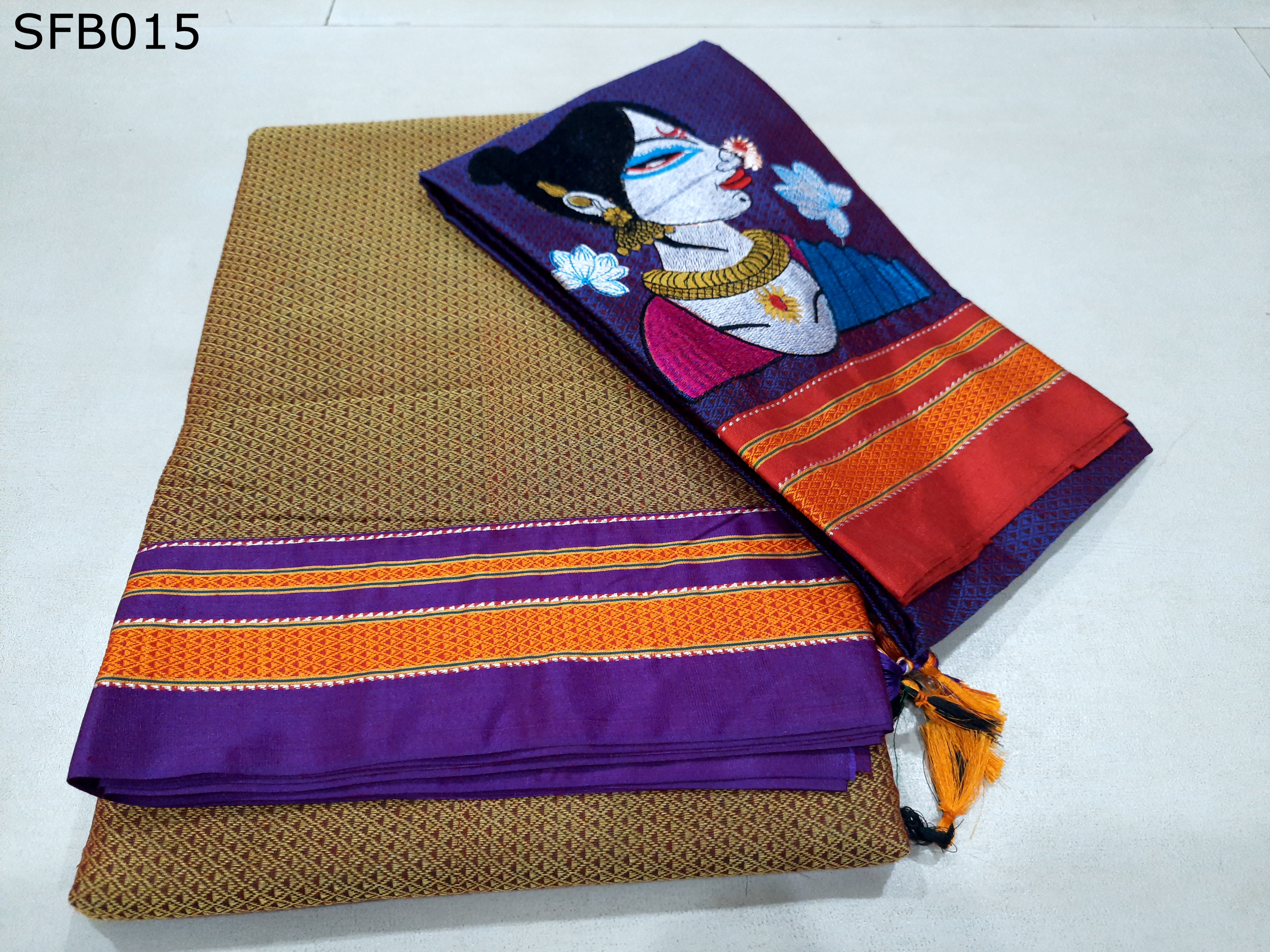 Khun Lining Pallu With Womania Blouse