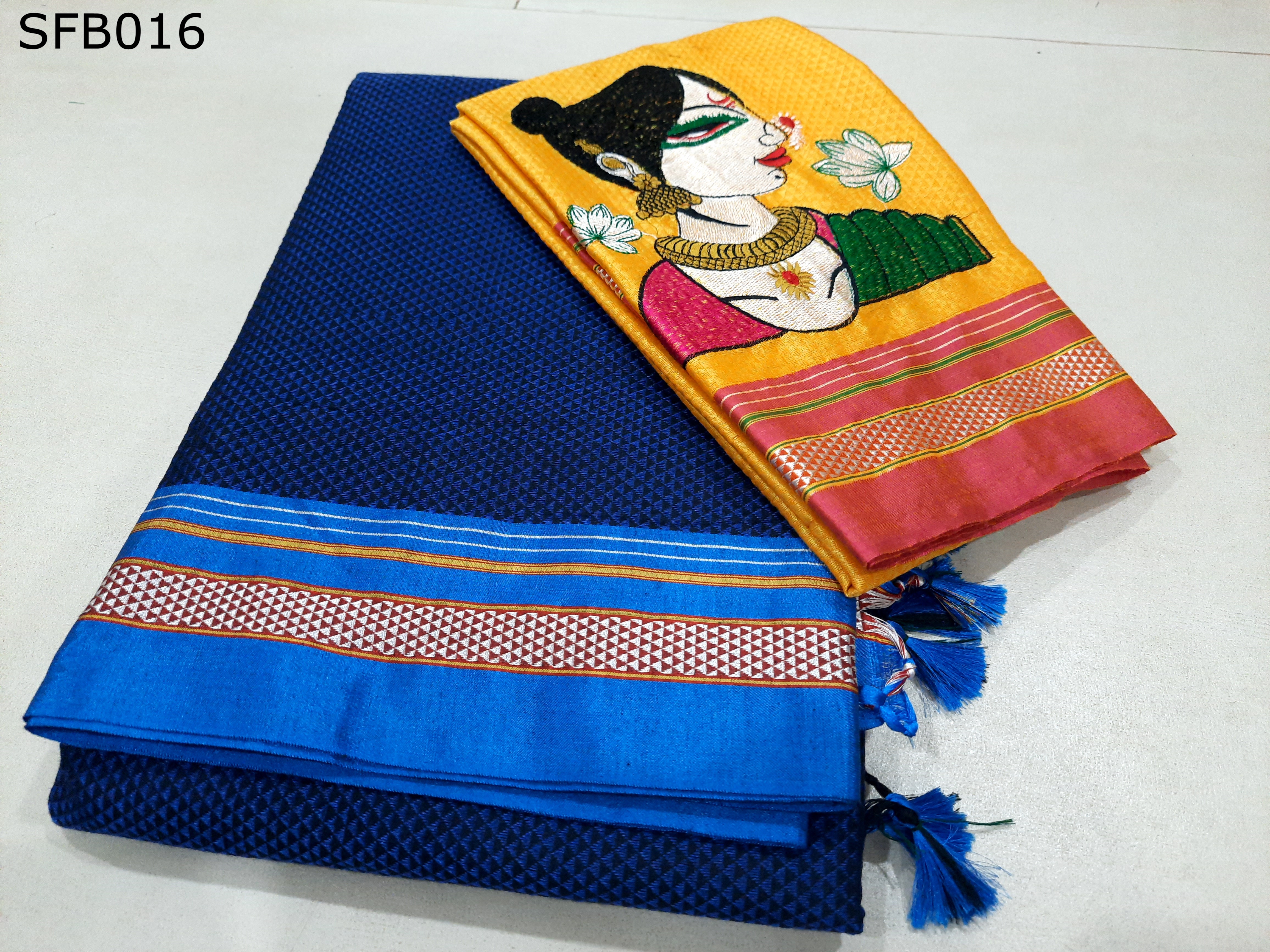 Khun Lining Pallu With Womania Blouse