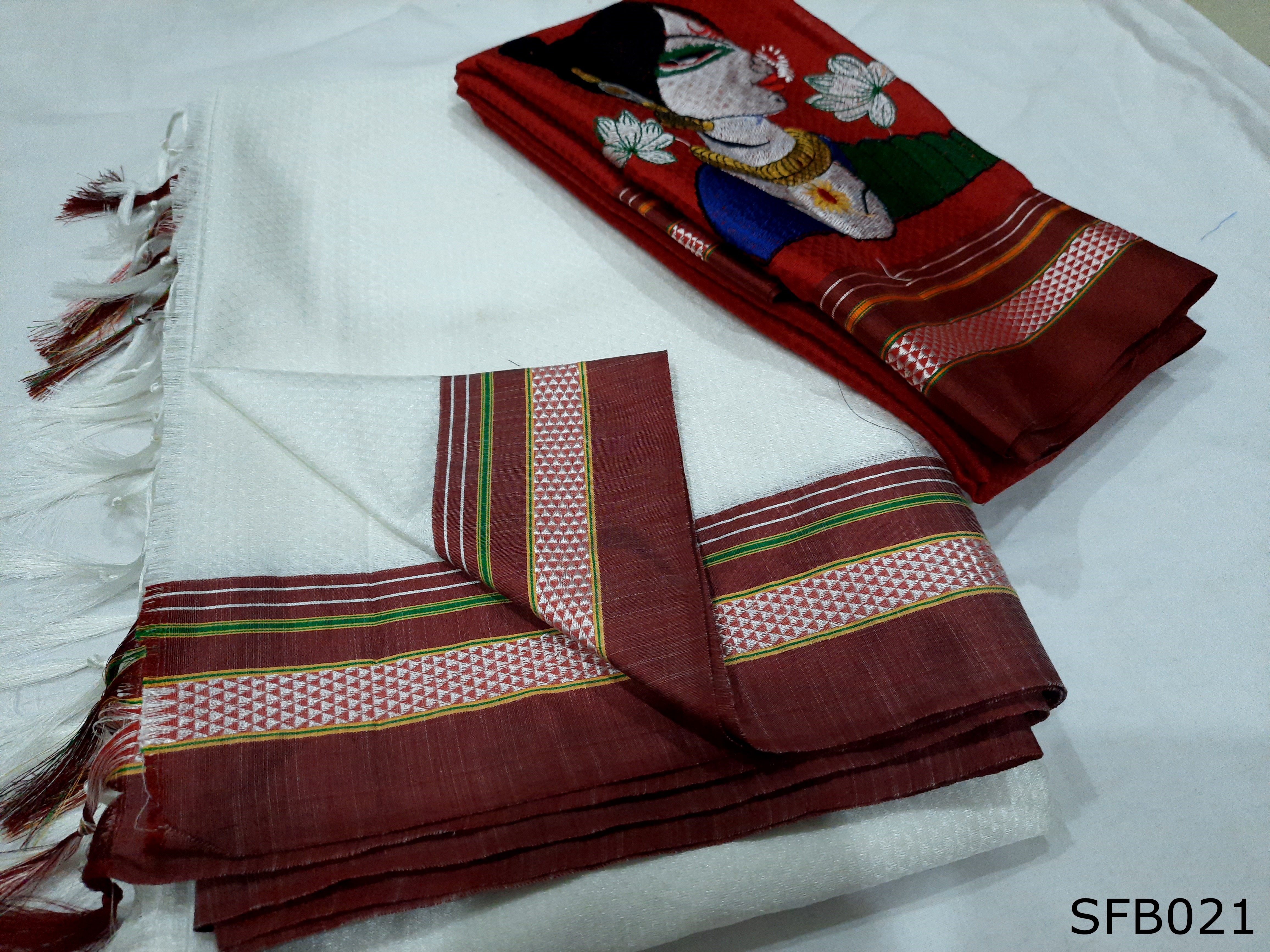 Khun Lining Pallu With Womania Blouse