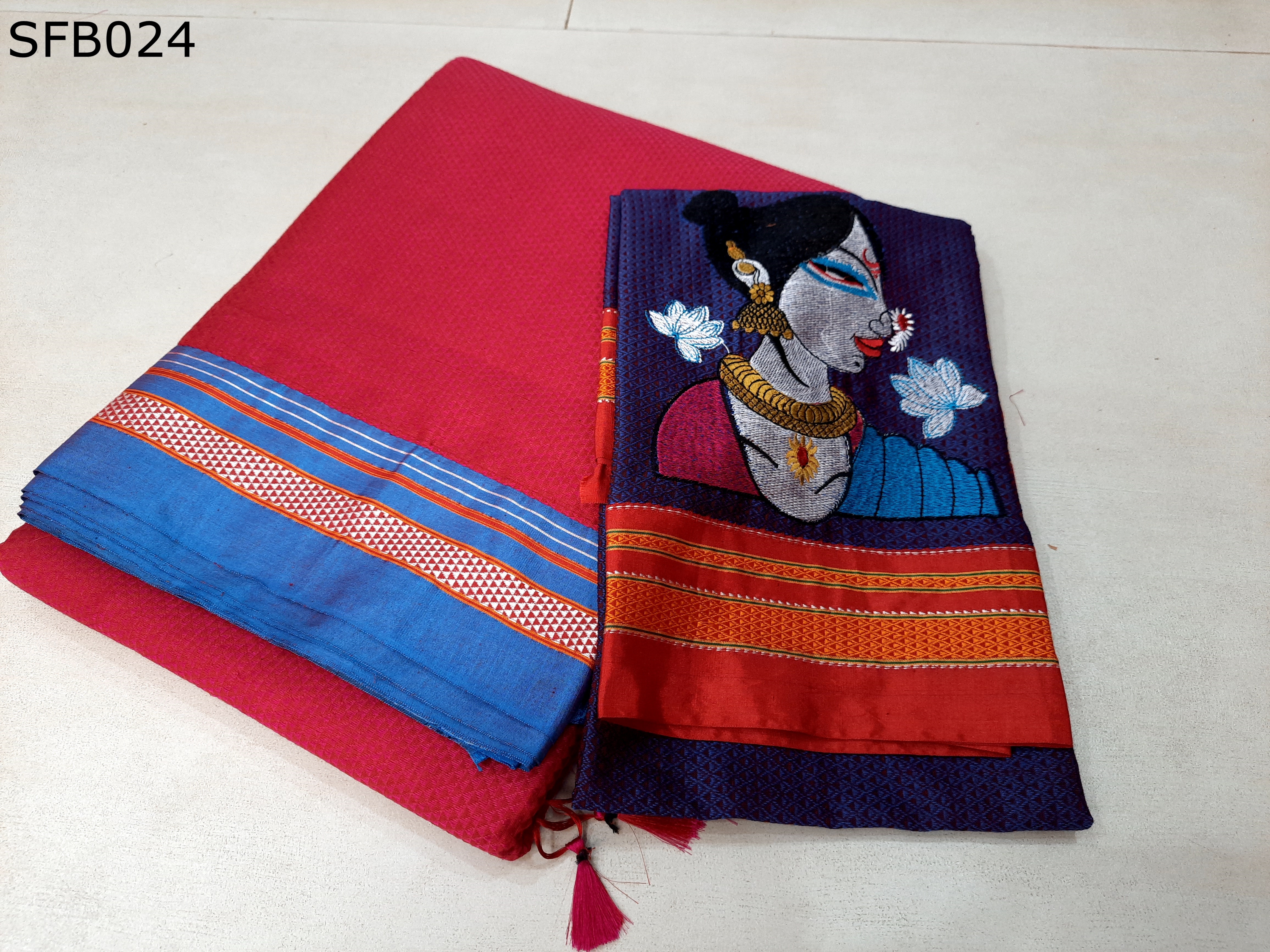 Khun Lining Pallu With Womania Blouse