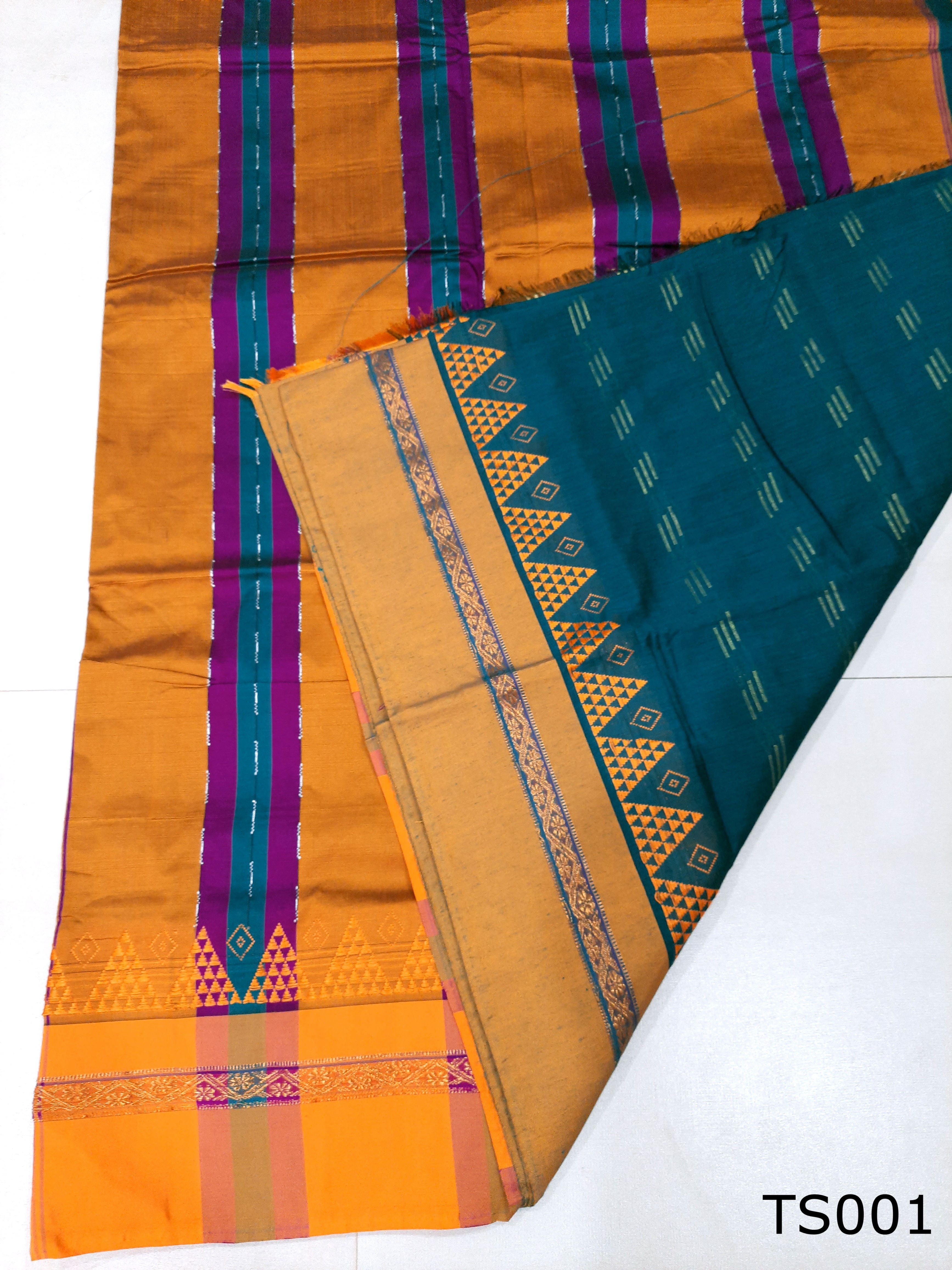 Cotton Silk Temple Border