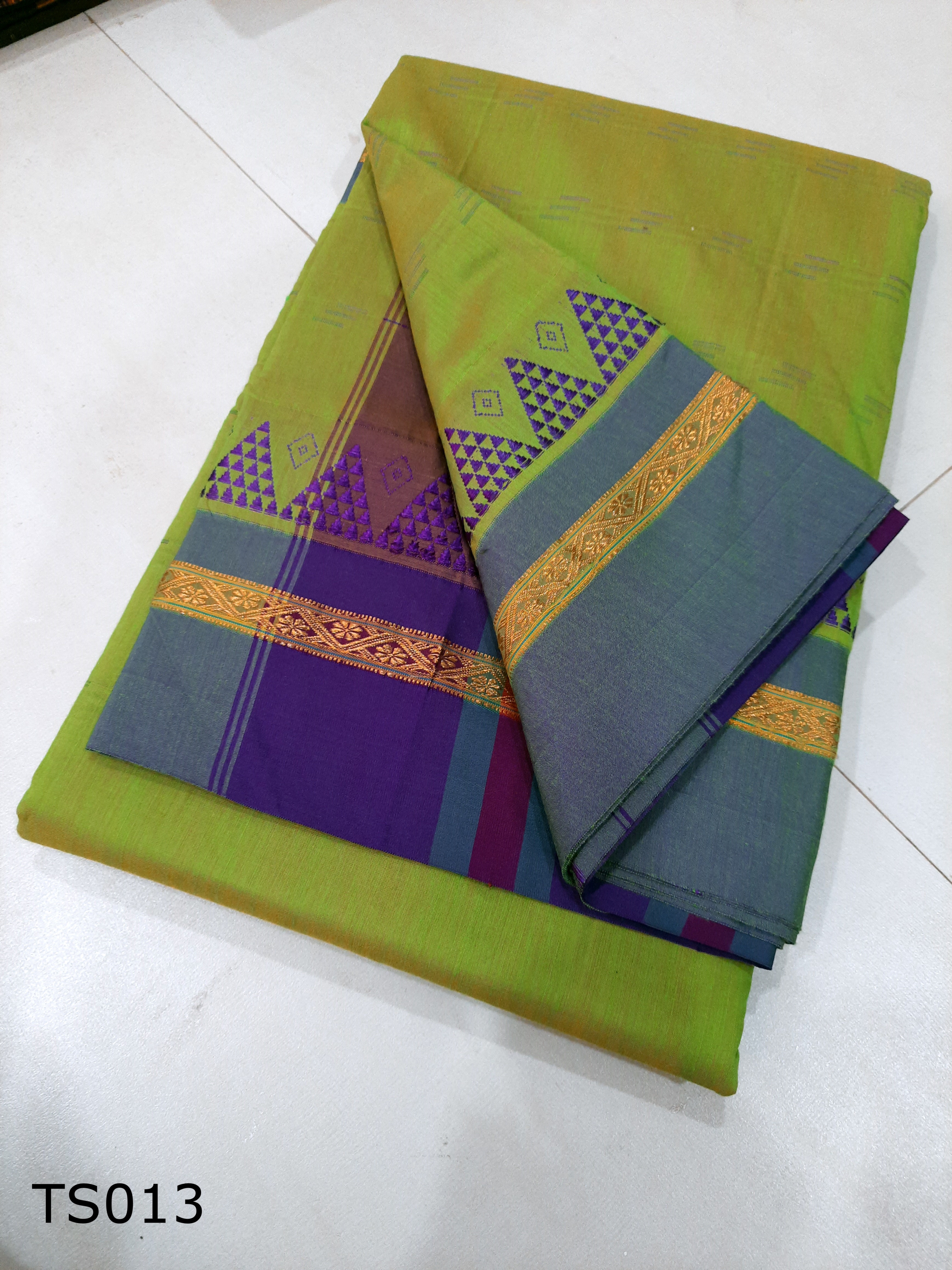 Cotton Silk Temple Border