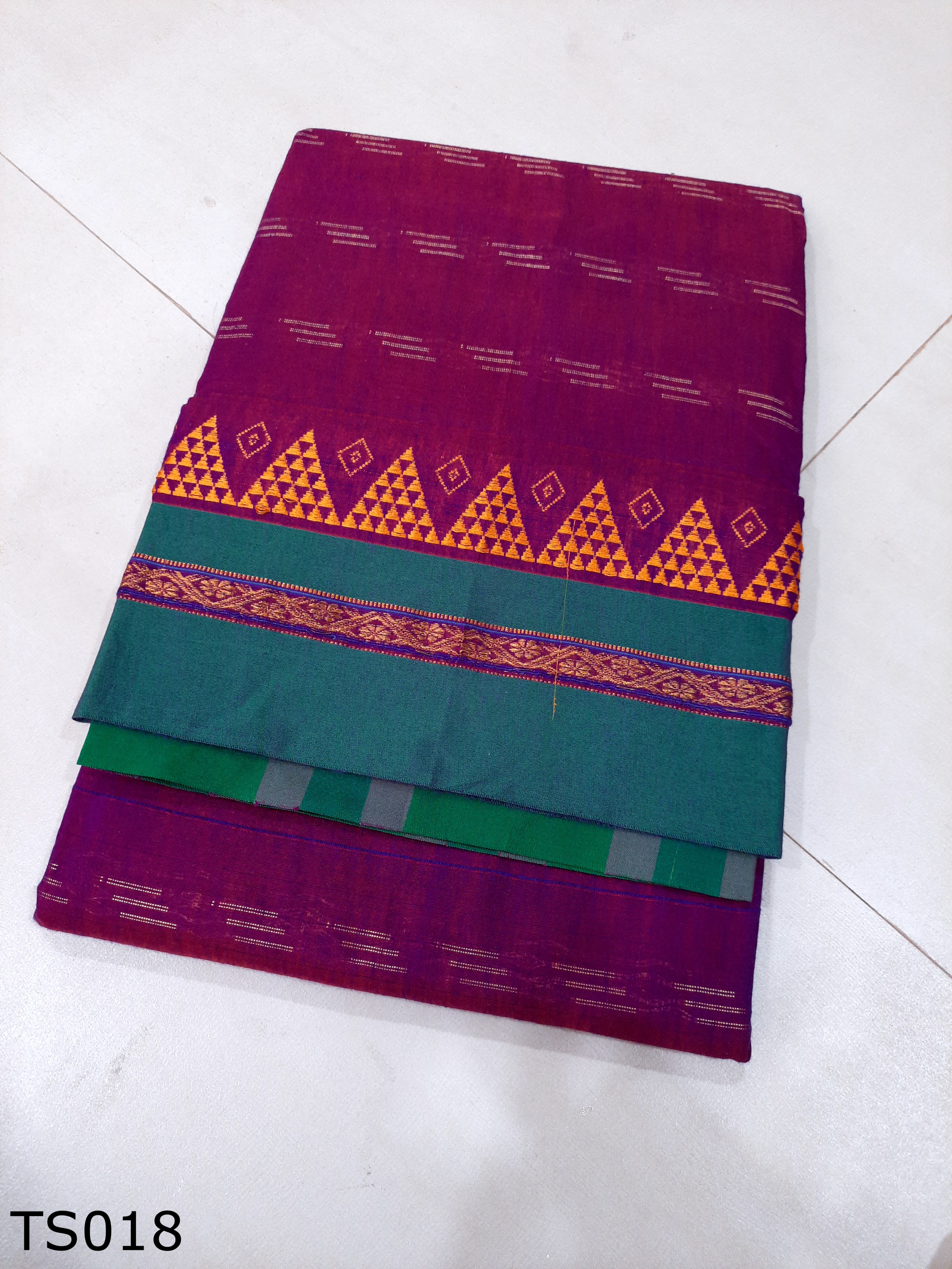 Cotton Silk Temple Border
