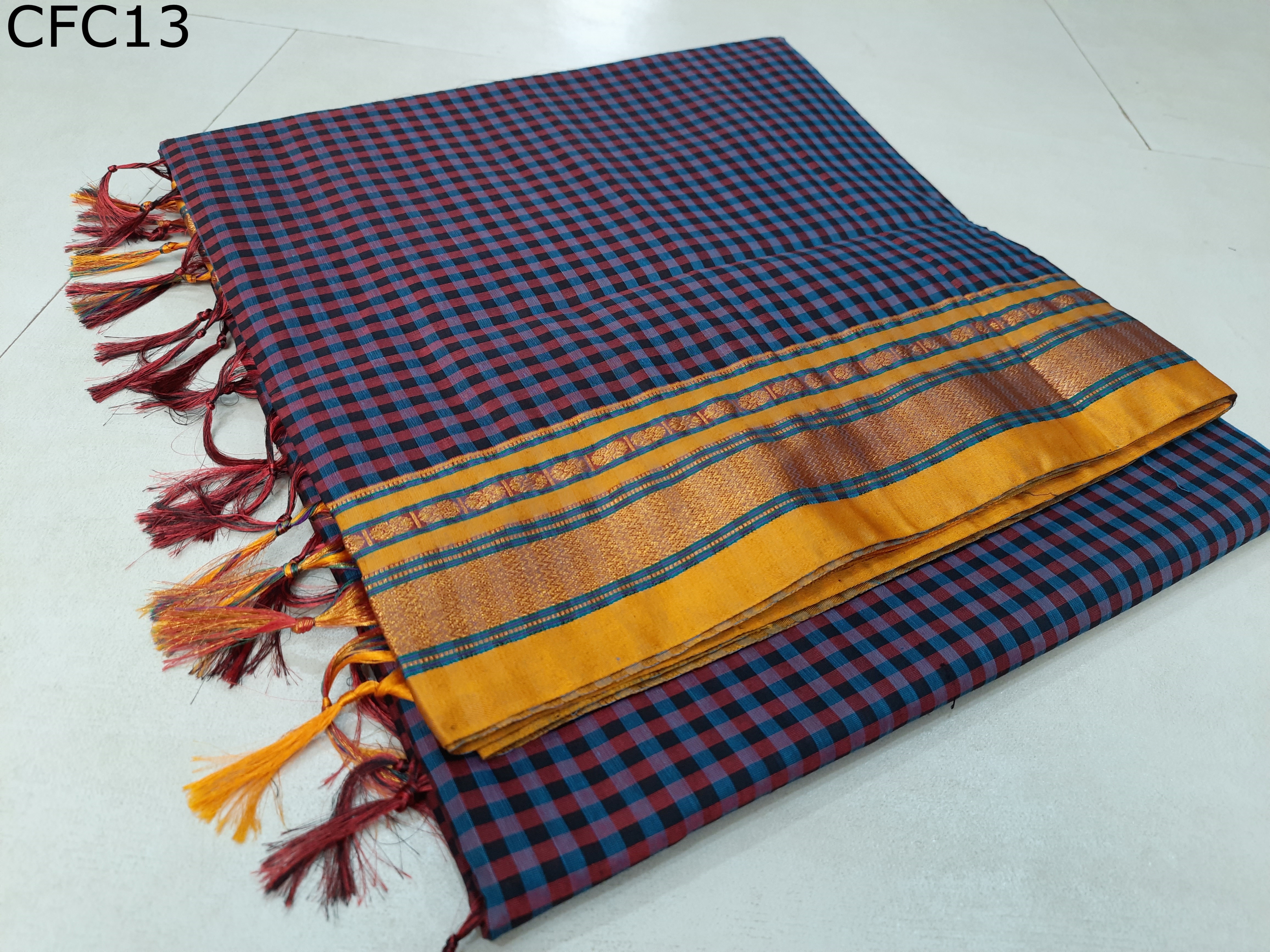 Cotton Silk Fras Checks