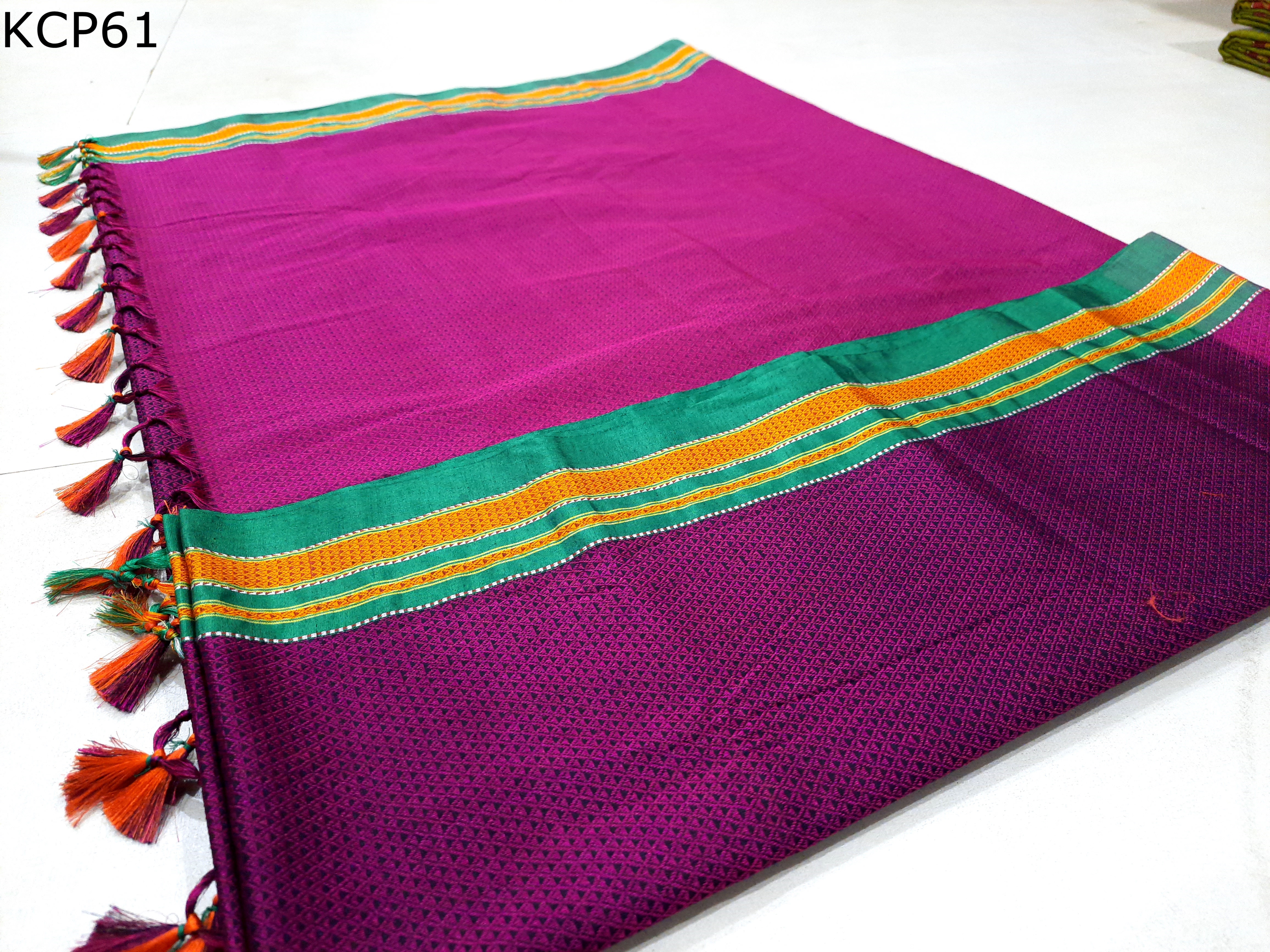 Khun Contrast Saree